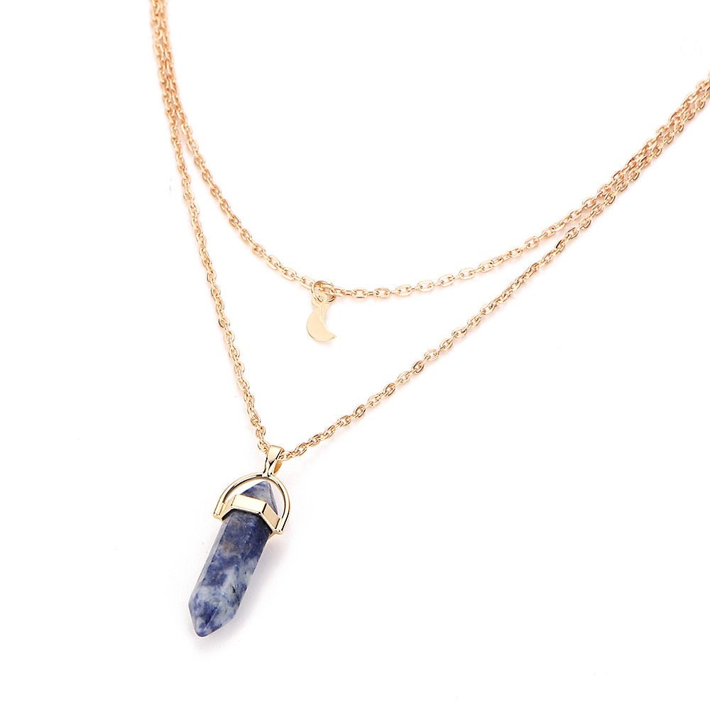 Collier Pierre Sodalite "Safia"