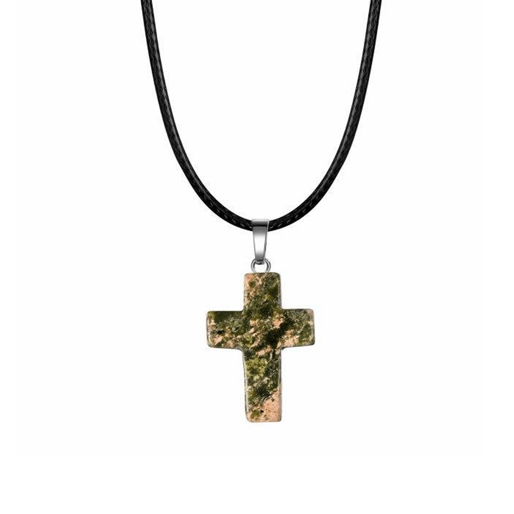 Collier Pierre Unakite "Fany"
