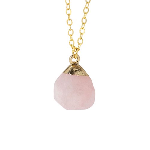 Collier Quartz Rose "Eugénie"