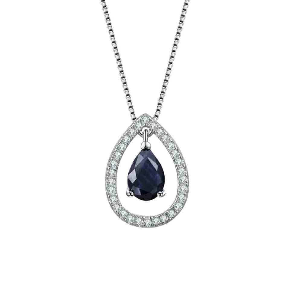 Collier Saphir "Diana"