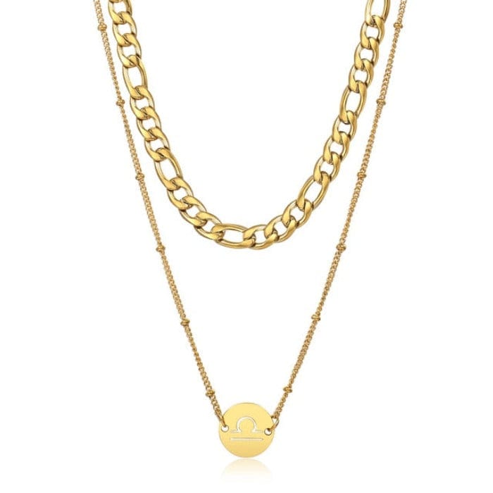 Collier Signe Astro Balance Acier