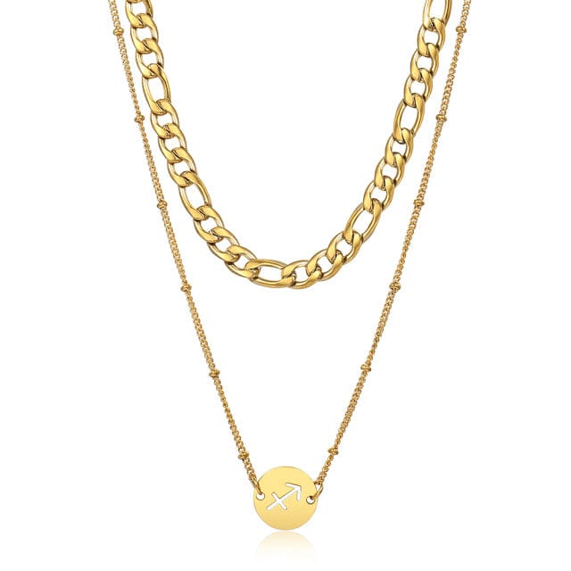Collier Signe Astro Sagittaire Acier