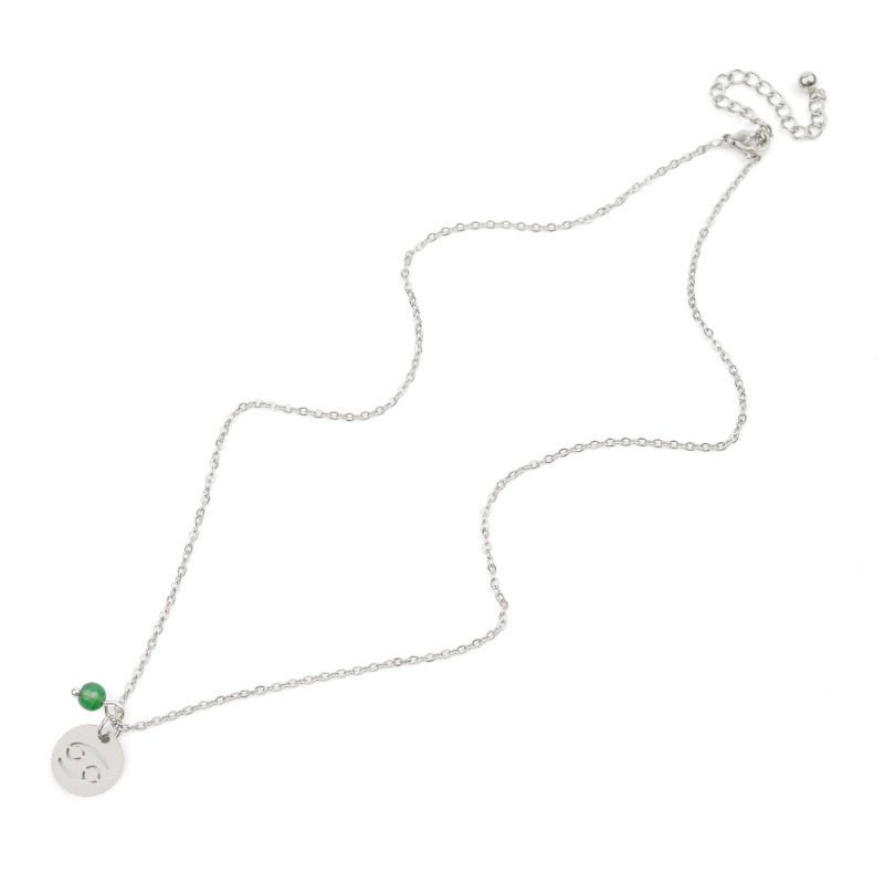 Collier Signe Astrologique Acier Inoxydable Cancer