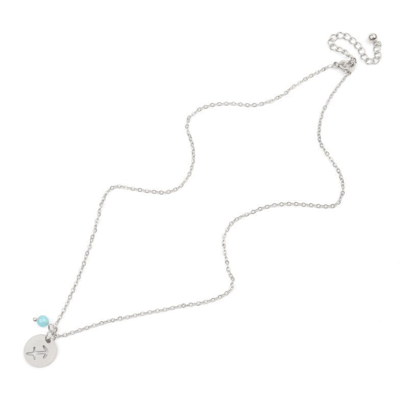 Collier Signe Astrologique Acier Inoxydable Sagittaire