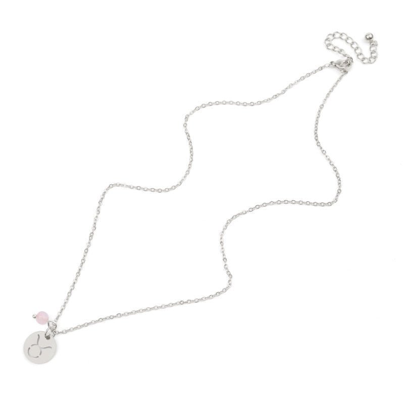 Collier Signe Astrologique Acier Inoxydable Taureau