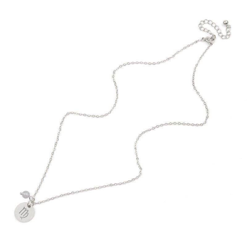 Collier Signe Astrologique Acier Inoxydable Vierge