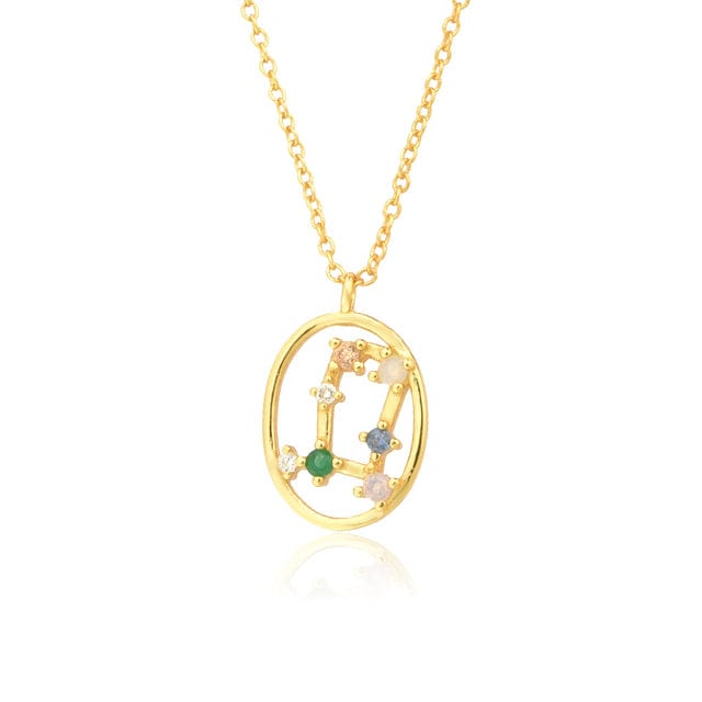 Collier Signe Astrologique Gémeaux en Argent Sterling