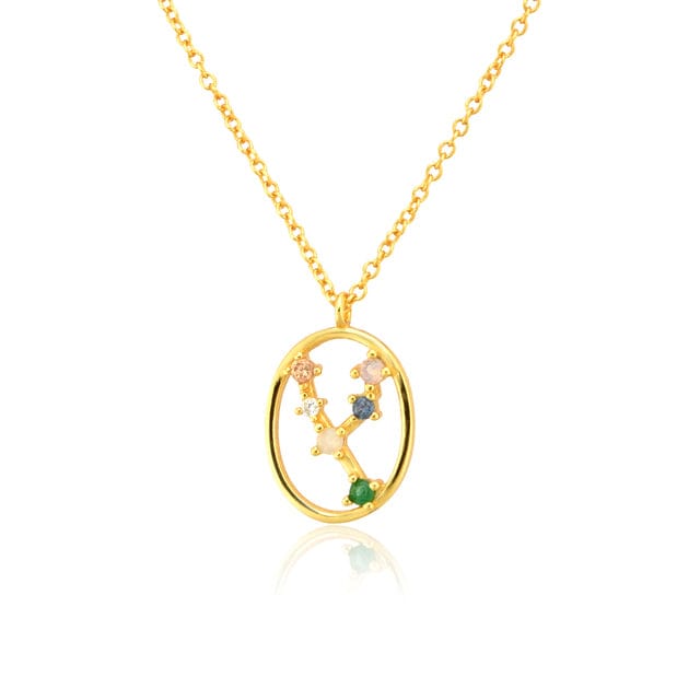 Collier Signe Astrologique Taureau en Argent 925