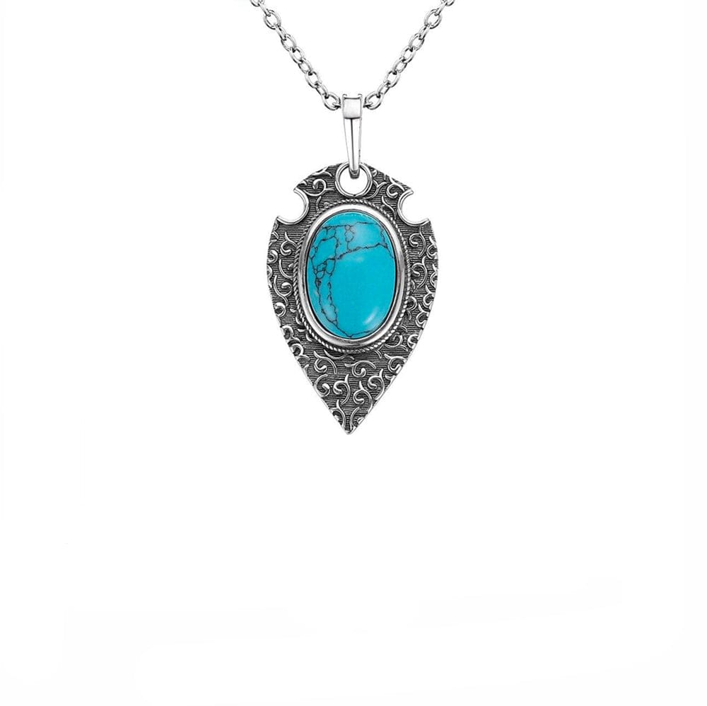 Collier Turquoise "Célina" en Argent Sterling