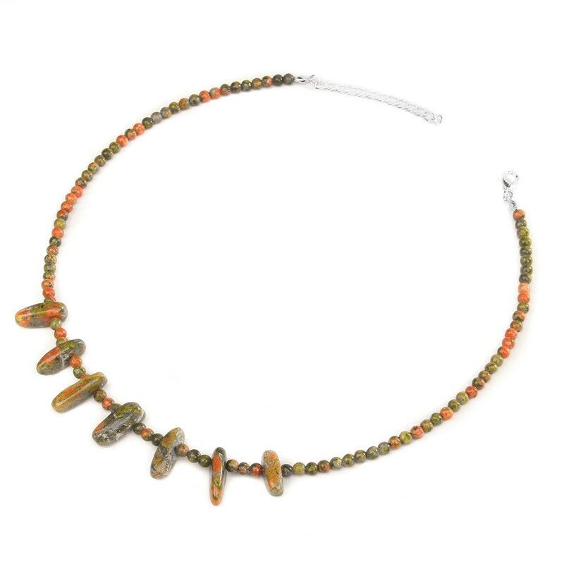 Collier Unakite "Tania"