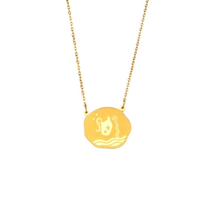 Collier Zodiaque Verseau en Acier