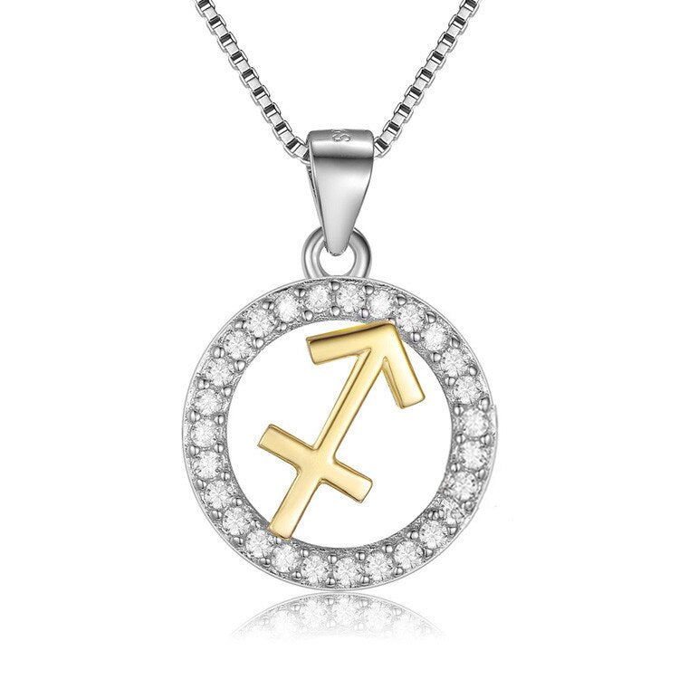 Pendentif Astrologie Sagittaire en Argent 925