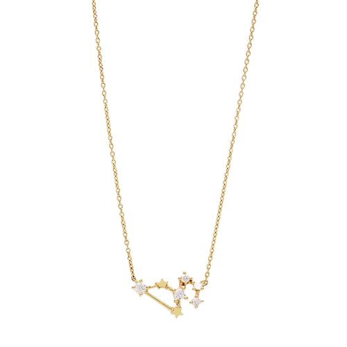Pendentif Constellation Lion en Argent Sterling