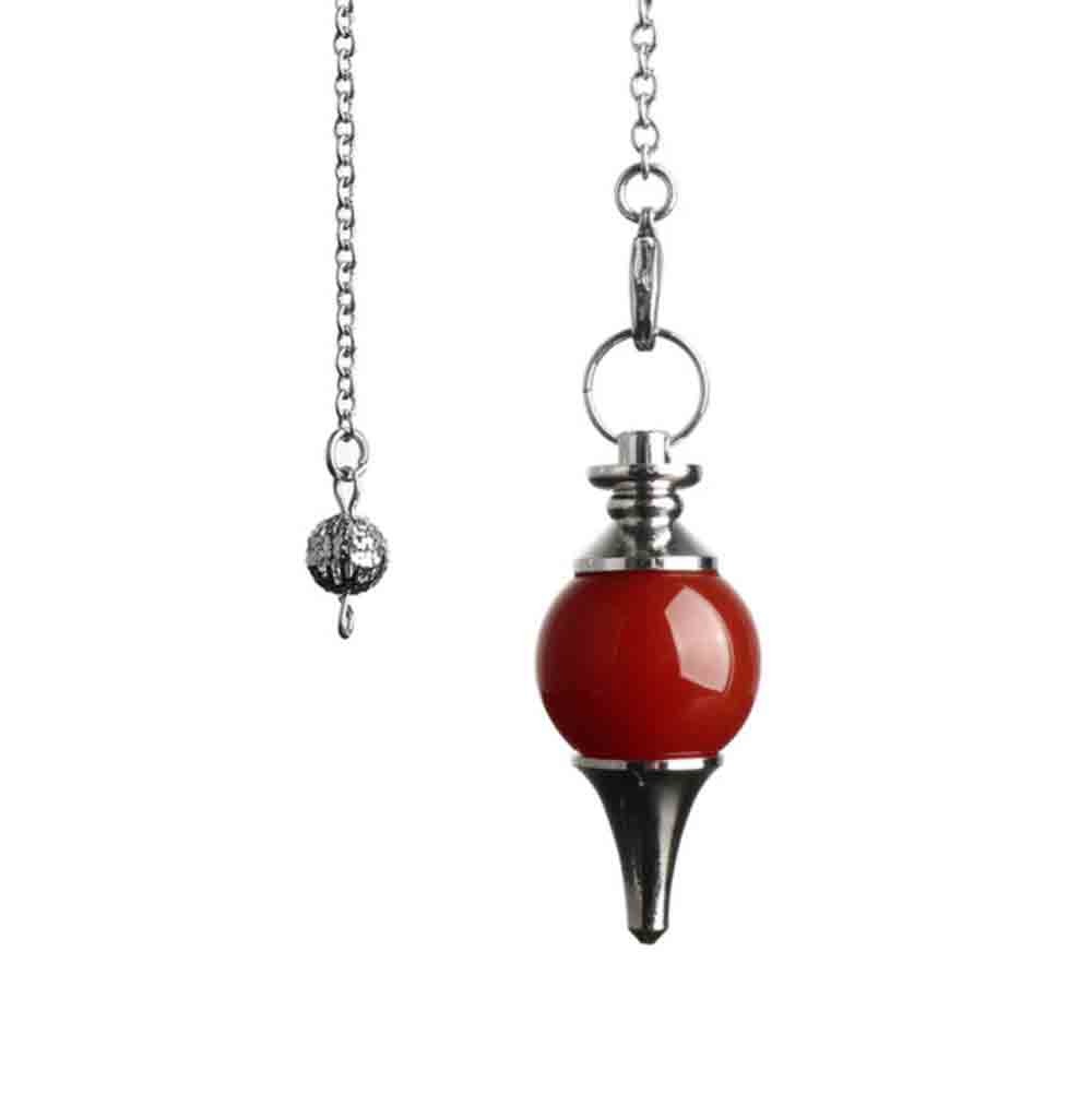 Pendule Agate Rouge